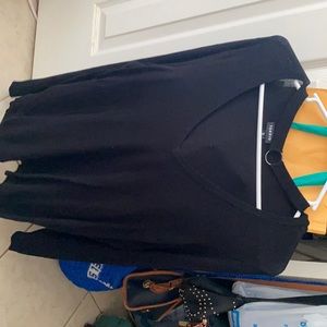 Black long sleeve with v neck